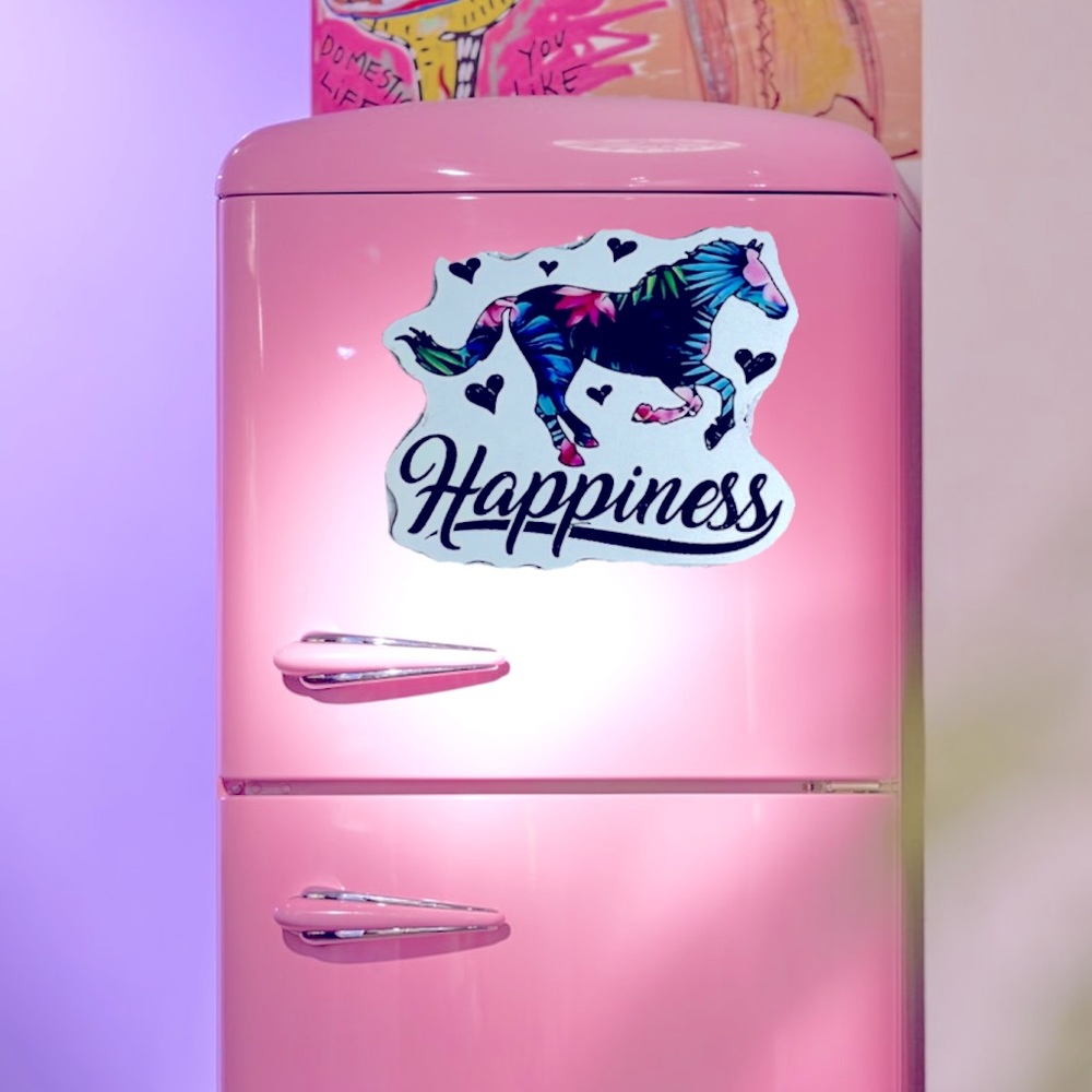 Happiness Dream Horse People Horsemanship Equestrian Pride Single Decor MAGNET